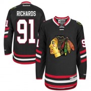 Reebok Chicago Blackhawks 91 Men's Brad Richards Black Authentic 2014 Stadium Series NHL Jersey