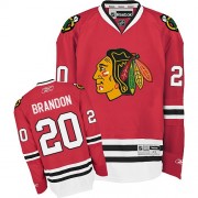 Reebok Chicago Blackhawks 20 Men's Brandon Saad Red Authentic Home NHL Jersey