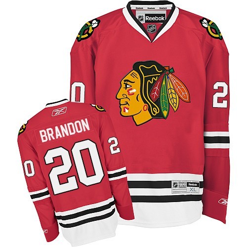 Youth Brandon Saad Red Authentic Home 