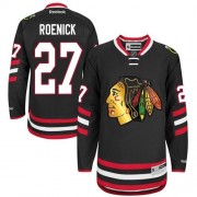 Reebok Chicago Blackhawks 27 Men's Jeremy Roenick Black Authentic 2014 Stadium Series NHL Jersey