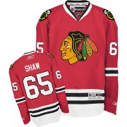 Reebok Chicago Blackhawks 65 Youth Andrew Shaw Red Authentic Home NHL Jersey