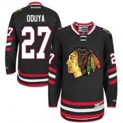 Reebok Chicago Blackhawks 27 Men's Johnny Oduya Black Authentic 2014 Stadium Series NHL Jersey