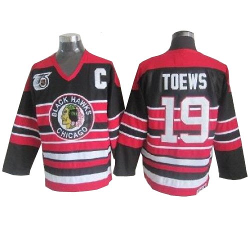 CCM Jonathan Toews Red/Black Authentic 