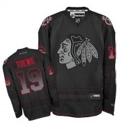 Reebok Chicago Blackhawks 19 Men's Jonathan Toews Black Authentic Accelerator NHL Jersey