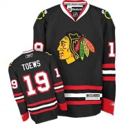 Reebok Chicago Blackhawks 19 Men's Jonathan Toews Black Authentic Third NHL Jersey