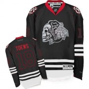 Reebok Chicago Blackhawks 19 Men's Jonathan Toews Black Ice Authentic NHL Jersey