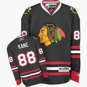 Reebok Chicago Blackhawks 88 Men's Patrick Kane Black Authentic Third NHL Jersey