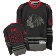 Reebok Chicago Blackhawks 88 Men's Patrick Kane Black Ice Authentic NHL Jersey