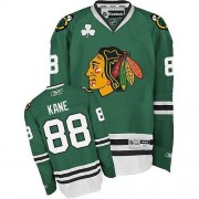 Reebok Chicago Blackhawks 88 Men's Patrick Kane Green Authentic NHL Jersey