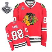 Reebok Chicago Blackhawks 88 Men's Patrick Kane Red Authentic Home Stanley Cup Finals NHL Jersey
