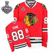 Reebok Chicago Blackhawks 88 Men's Patrick Kane Red Premier Home Stanley Cup Finals NHL Jersey