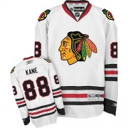 Reebok Chicago Blackhawks 88 Men's Patrick Kane White Authentic Away NHL Jersey