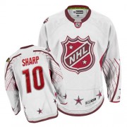 Reebok Chicago Blackhawks 10 Men's Patrick Sharp White Authentic 2011 All Star NHL Jersey