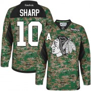 Reebok Chicago Blackhawks 10 Youth Patrick Sharp Camo Premier Veterans Day Practice NHL Jersey